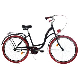 Viking Pigecykel 26 tommer robust model rød med sort fra Dallas Bike