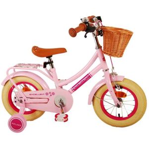 Volare - børnecykel - fremragende 12 tommer lyserød - fodbremse med cykelkurv