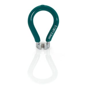 XLC Unisex – Erwachsene Speichennippel-Schlüssel TO-S43, Silber, Grün, One Size