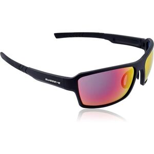 SWISSEYE Freestyle Sports Glasses (100% UVA, UVB and UVC Protection, Shatter-Free Material, Rubber Nose Area & Temple Ends, Anti-Fog/Anti-Scratch, Includes Microfibre Bag) Black