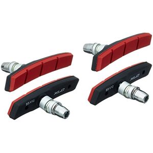 XLC V-Brake BS-V12 2500382600 Brake Shoes, 80 mm, Red, Set of 4