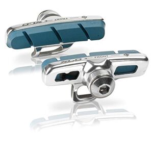 XLC cartridge 2500385710 carbon road brake set of 4, 50 mm, silver, blue