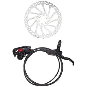 Clarks M2 Hydraulic Brake Set with 180 mm Front and 160 mm Rear Rotor, black
