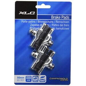 XLC Cartridge Road Brake Shoes BS-R07 50 mm Campagnolo, Silver/Black/Red Set of 4, 2500385700