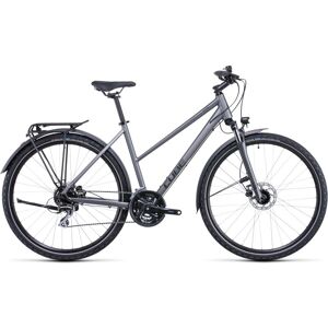 Cube Nature Allroad Graphite - Damecykel - 2022, 46cm - Grå - Dame