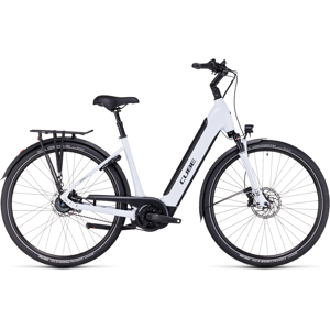 Cube Supreme Rt Hybrid Exc 500 White - Elcykel - 2024, 50cm - Dame Elcykel - Hvid