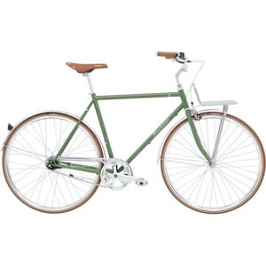 Raleigh Yate Cargo Green - Herrecykel - 2024, 60cm - Med Frontlad - Grøn - Herre