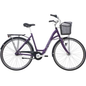 Raleigh Shopping Alu Purple - Damecykel - 2023, 56cm M. Kurv - Lilla - Dame