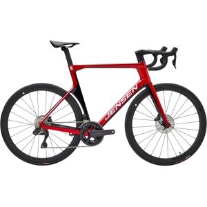 Shimano - Jensen CC6 Disc  105 Di2 12 Speed - L - 55cm. - Rød - L-55cm.