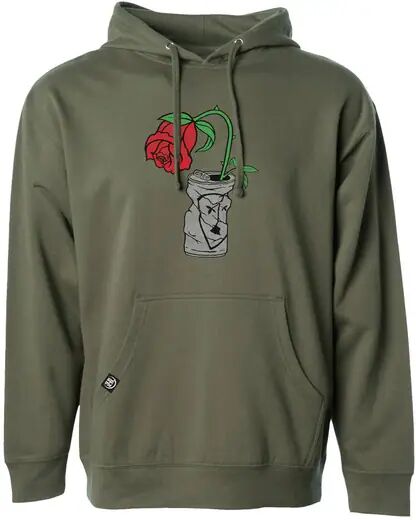 Subrosa Trashed Can Pullover Hoodie (Army Green)