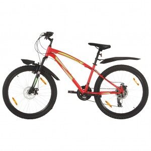 vidaXL Bicicleta De Montaña 21 Velocidades Rueda 26 Pulgadas 42cm Rojo