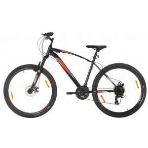 vidaXL Bicicleta Montaña 21 Velocidades 29 Pulgadas Rueda 48 Cm Negro