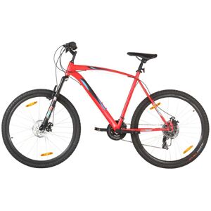 vidaXL Bicicleta montaña 21 velocidades 29 pulgadas rueda 53 cm rojo