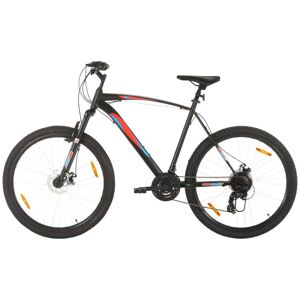 vidaXL Bicicleta montaña 21 velocidades 29 pulgadas rueda 53 cm negro