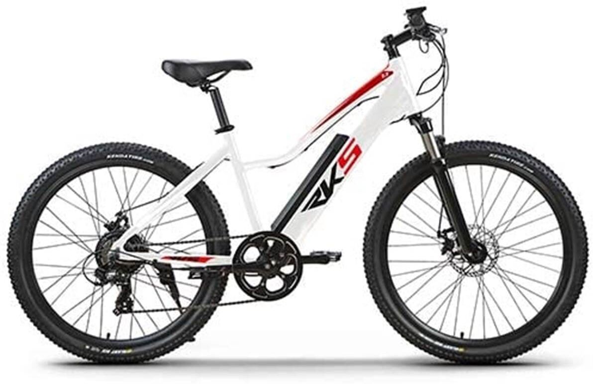 RKS Bicicleta eléctrica montaña newmrico  t7 blanco