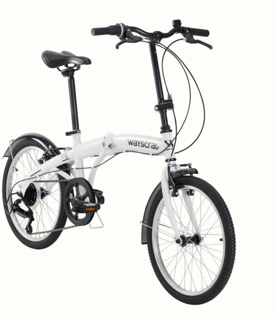 Wayscral Bicicleta Plegable Wayscral Takeaway 100 Blanca