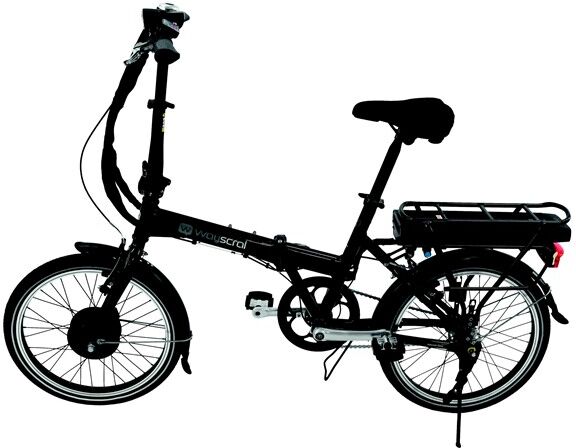 Norauto Bicicleta Eléctrica Plegable Wayscral Takeaway E1/20 Negra (batería No Incluida)