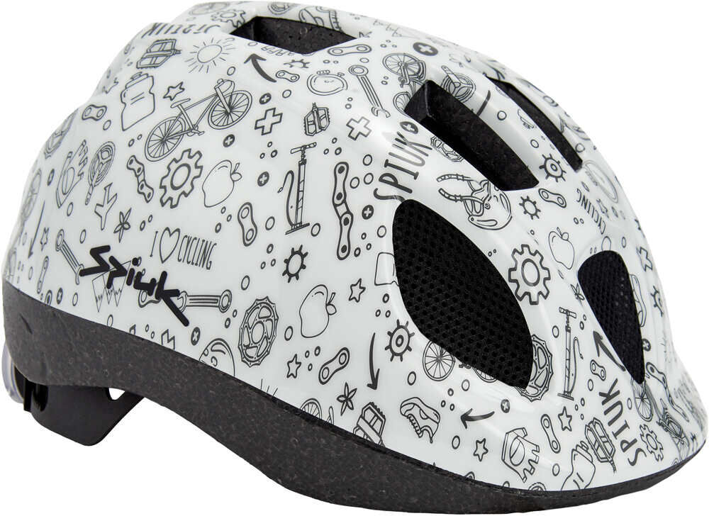 Spiuk casco - kids nio casco bicicleta niño Blanco (XS)