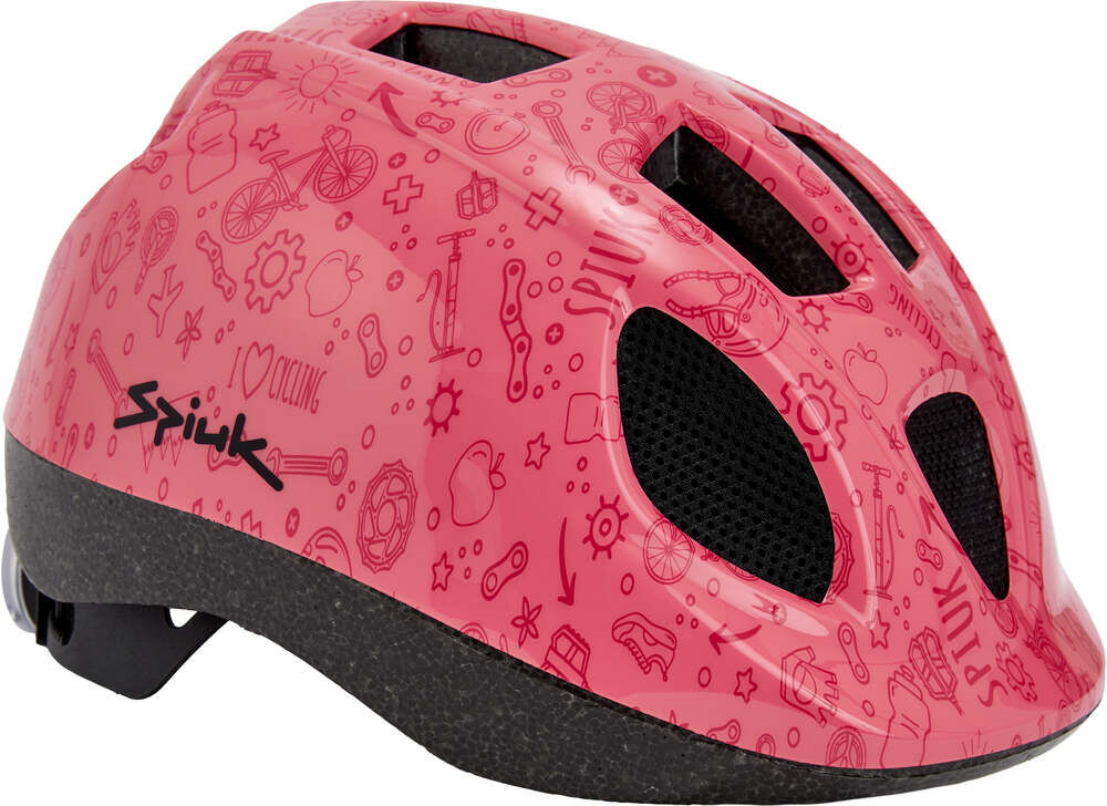 Spiuk casco - kids nio casco bicicleta niño Rosa (XS)