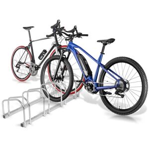 IDMARKET Râtelier vélo pour 4 vélos rangement vélo sol ou mural pour garage et jardin - Gris - Publicité