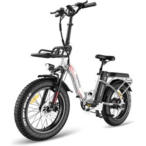 Fafrees F20 Max 2023 Version 500W 20" Fat Bike VTT électrique Pliable 22,5 Ah Samsung Batterie-White - Publicité