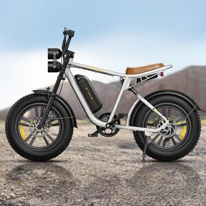 Engwe M20 Fat Bike 750W 20" VTT électrique-White / 13Ah Battery - Publicité