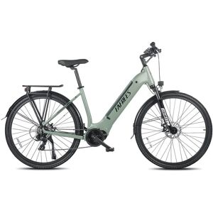 Fafrees FM9 250W 700C * 45C VTC Électrique avec Bafang Moteur Central Vélo électrique de ville 15Ah Batterie-Green - Publicité