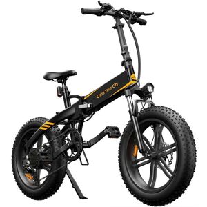 ADO A20F+ 250W 20" Fat Bike VTT Électrique Pliant avec Nouveau Contrôleur-Black - Publicité