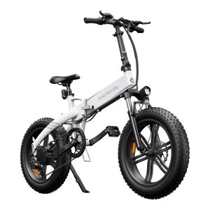ADO A20F+ 250W 20" Fat Bike VTT Électrique Pliant avec Nouveau Contrôleur-White - Publicité