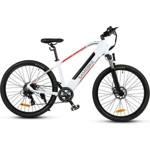 Samebike MY275 500W 27,5" VTT électrique 48V 10,4Ah Batterie-White - Publicité