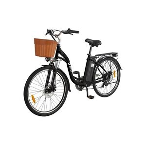 Dyu Vélo électrique C6 Noir vélo électrique intelligent 26 pouces 350W 12.5Ah 36V détachable - Publicité