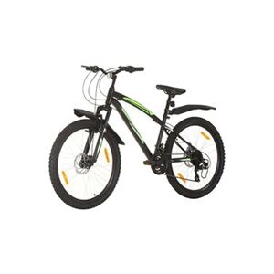 VIDAXL Vélo de montagne 21 vitesses Roues de 26 pouces 36 cm Noir - Publicité