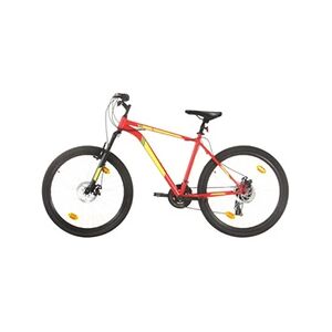 VIDAXL Vélo de montagne 21 vitesses Roues de 27,5 pouces 50 cm Rouge - Publicité