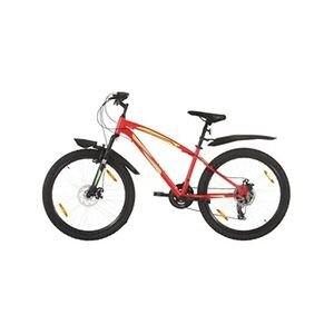 VIDAXL Vélo de montagne 21 vitesses Roues de 26 pouces 42 cm Rouge - Publicité