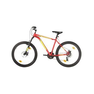 VIDAXL Vélo de montagne 21 vitesses Roues de 27,5 pouces 42 cm Rouge - Publicité