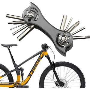 Kit d'outils multifonctions pour vélo - Kit de réparation de vélo multi-usages en acier inoxydable,Outil d'équitation extérieur entièrement métallique pour VTT, vélos de route et autres types GimocoolParent-- - Publicité