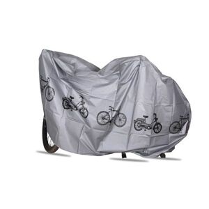 Housse de vélo, 1 housse de rangement pour vélo d'extérieur étanche pour 1 vélo, housse de vélo pluie soleil UV poussière coupe-vent, route de montagne vélo électrique housse de pluie (gris) - Publicité