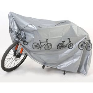 Housse de vélo, 1 housse de rangement pour vélo d'extérieur étanche pour 1 vélo, housse de vélo pluie soleil UV poussière coupe-vent, route de montagne vélo électrique housse de pluie (gris) - Publicité