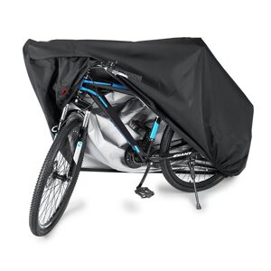 Housse de vélo étanche pour 1 ou 2 vélos, housses de vélo pour rangement extérieur, 190T, très résistante, imperméable, anti-pluie, poussière, protection UV, housse de vélo/rangement de vélo pour VTT avec sac S - Publicité