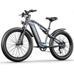 Vélo électrique adulte Shengmilo MX05, vélo de montagne électrique pour hommes à moteur BAFANG 1000 W avec 3 modes de conduite, batterie SAMSUNG 48 V 17,5 Ah, frein à disque - Publicité