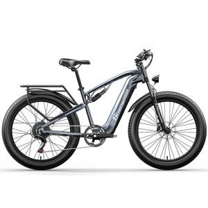 Shengmilo MX05 Vélo électrique adulte 26 pouces Vélo de vélo 1000W Moteur Bafang Hommes ebike 48V17.5Ah Batterie SAMSUNG 3.0 Gros pneus Neige E-bike,Gris - Publicité
