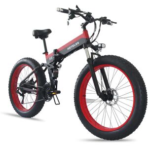 EU stock electric bicycle KETELES K8 puissant vélo électrique pliant 26 pouces gros pneu vélo électrique 48V 1000W 14AH vélo électrique à Suspension complète - Publicité