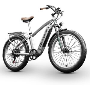 Shengmilo Rétro Vélo Électrique 1000W Bafang Moteur Adulte Vélo Électrique MX04 Ebike 3.0 Fatbike Hommes e vélo VTT 15AH Samsung Batterie E-bike - Publicité