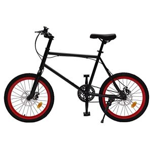 FUROMG Freestyle Vélo pour enfant garçon fille 20 pouces Vélo pour enfant VTT Vélo de ville (rouge) - Publicité