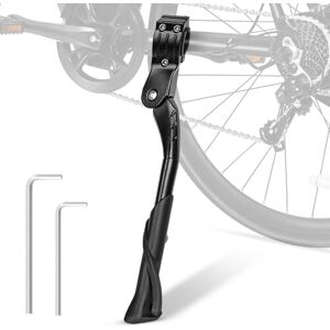 Corpower Bequille Velo, Béquilles Vélo Réglable de 24 à 29'' Hauteur avec Pied en Caoutchouc Antidérapant, Béquille Velo Accessoire Velo Convient pour VTT, vélos de Ville, vélos électriques - Publicité