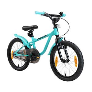 LÖWENRAD Vélo Enfant pour Garcons et Filles de 5 Ans   Bicyclette Enfant 18" Pouces avec Freins   Turquoise - Publicité