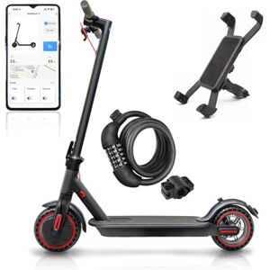 LOFIR Trotinette Electrique Adulte, Pliable Scooter électrique de 8,5 Pouces en Alliage d'aluminium, Autonomie de 30 km, Batterie de 387 Wh, Charge maximale de 120 kg - Publicité