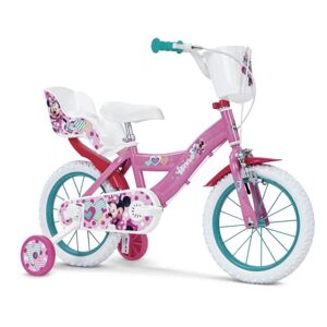 Toimsa Vélo Minnie Huffy 14" Ans  Jeunesse Unisexe, Multicolore, 4-6 años - Publicité