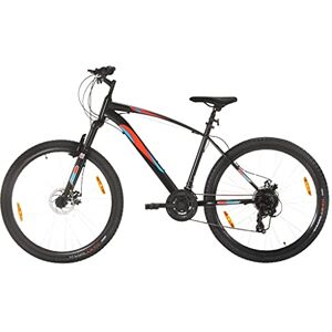 vidaXL Vélo de Montagne Vélo de Cyclisme Article de Sport Adultes Extérieur Freins à Disque 21 Vitesses Roues 29 Pouces Cadre 48 cm Noir - Publicité