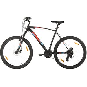 vidaXL Vélo de Montagne Vélo de Cyclisme Article de Sport Adultes Extérieur Freins à Disque 21 Vitesses Roues 29 Pouces Cadre 53 cm Noir - Publicité